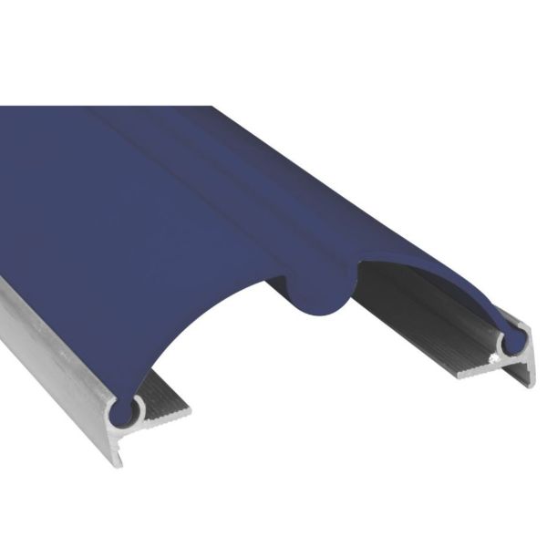 Protection anti-pince-doigts à soufflet bleu pour porte